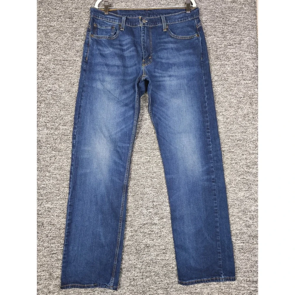 Levi's 569 Jeans Men 34x36 Blue Loose Straight Leg Denim